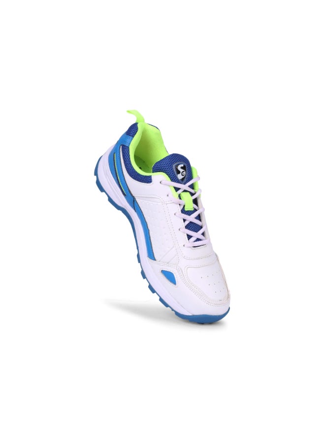 SG CLUB 6.0 Cricket Shoe (Classic White/Navy/Orange) - UK-9 - Image 4